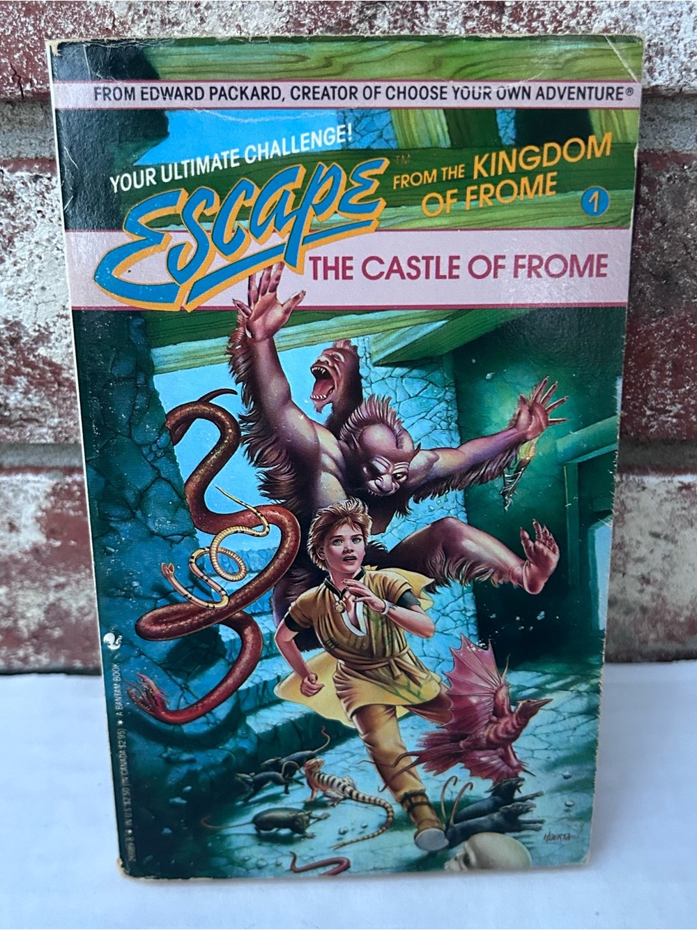 Castle of Frome Escape from the Kingdom #1 Edward Packard 0553260898 1st Edition